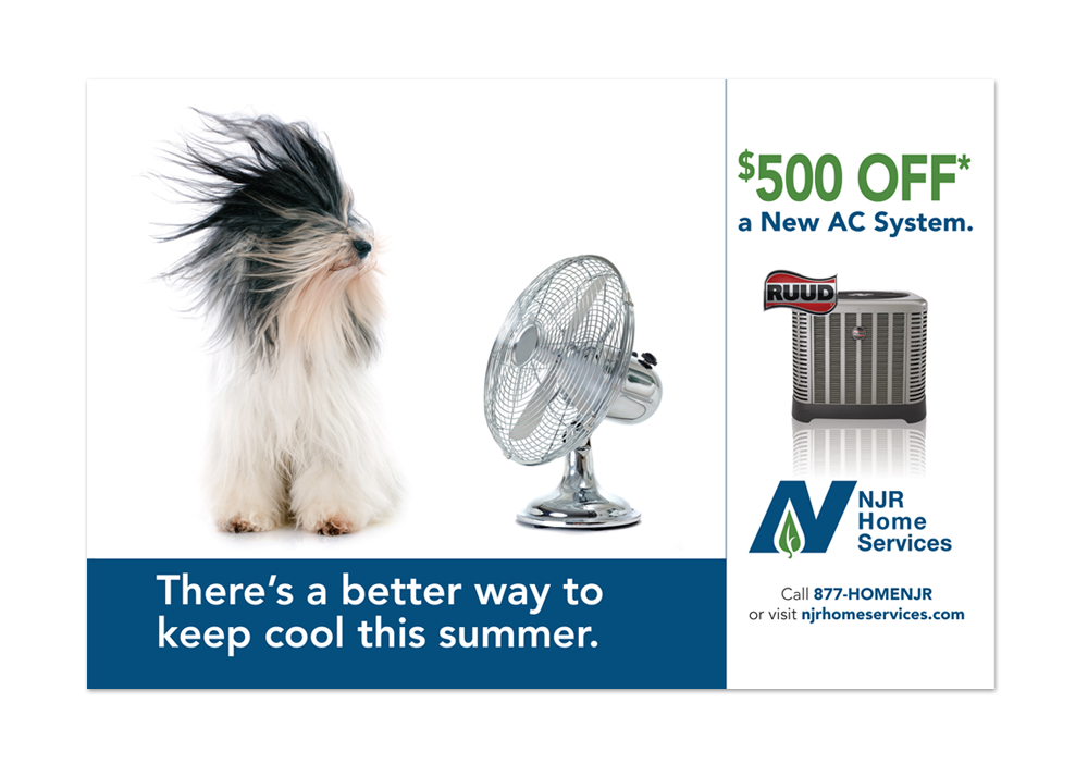 NJR Home Services AC Replacement Direct Mail