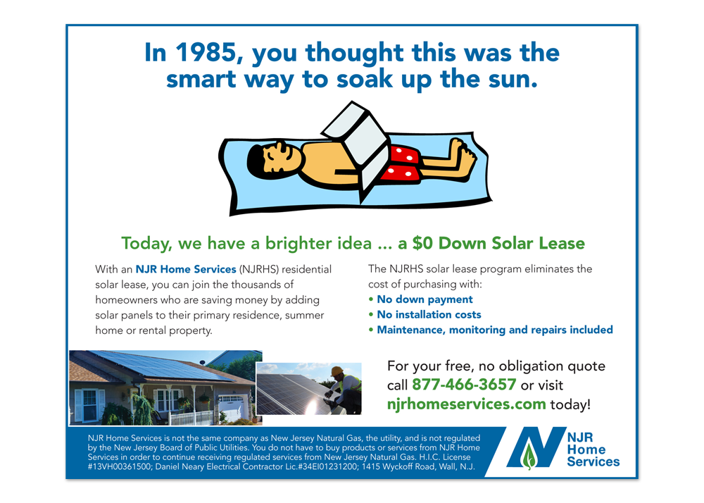 NJR Home Services Sandpaper Ad