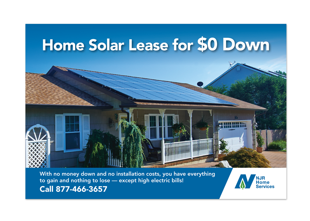 NJR Home Services Solar Direct Mail